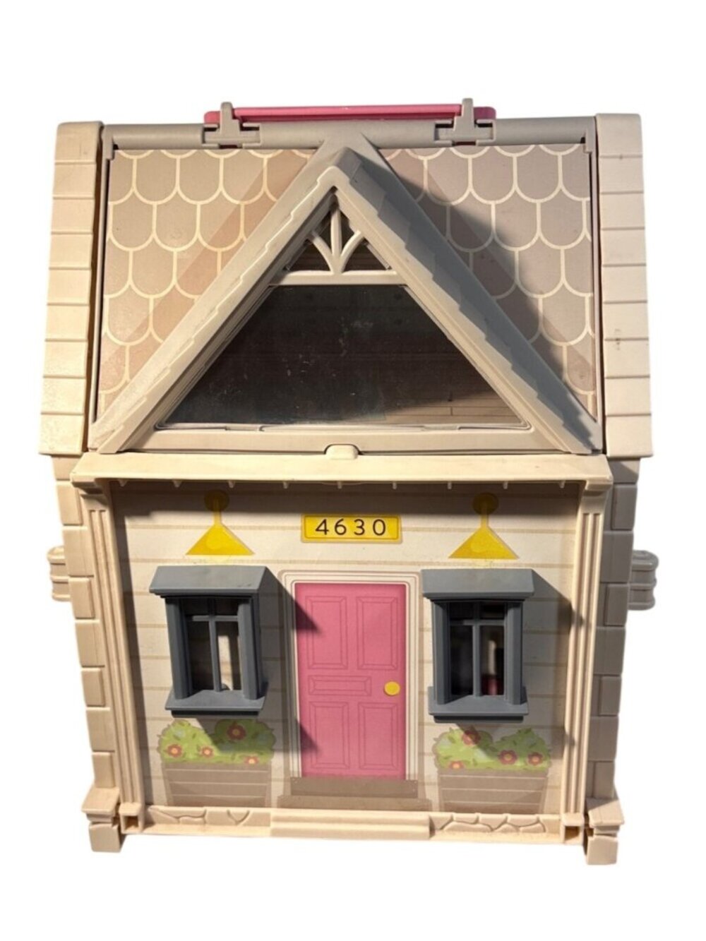 KidKraft Tote-ables Portable Cottage Dollhouse Compact & Detailed Design 9x11,5"